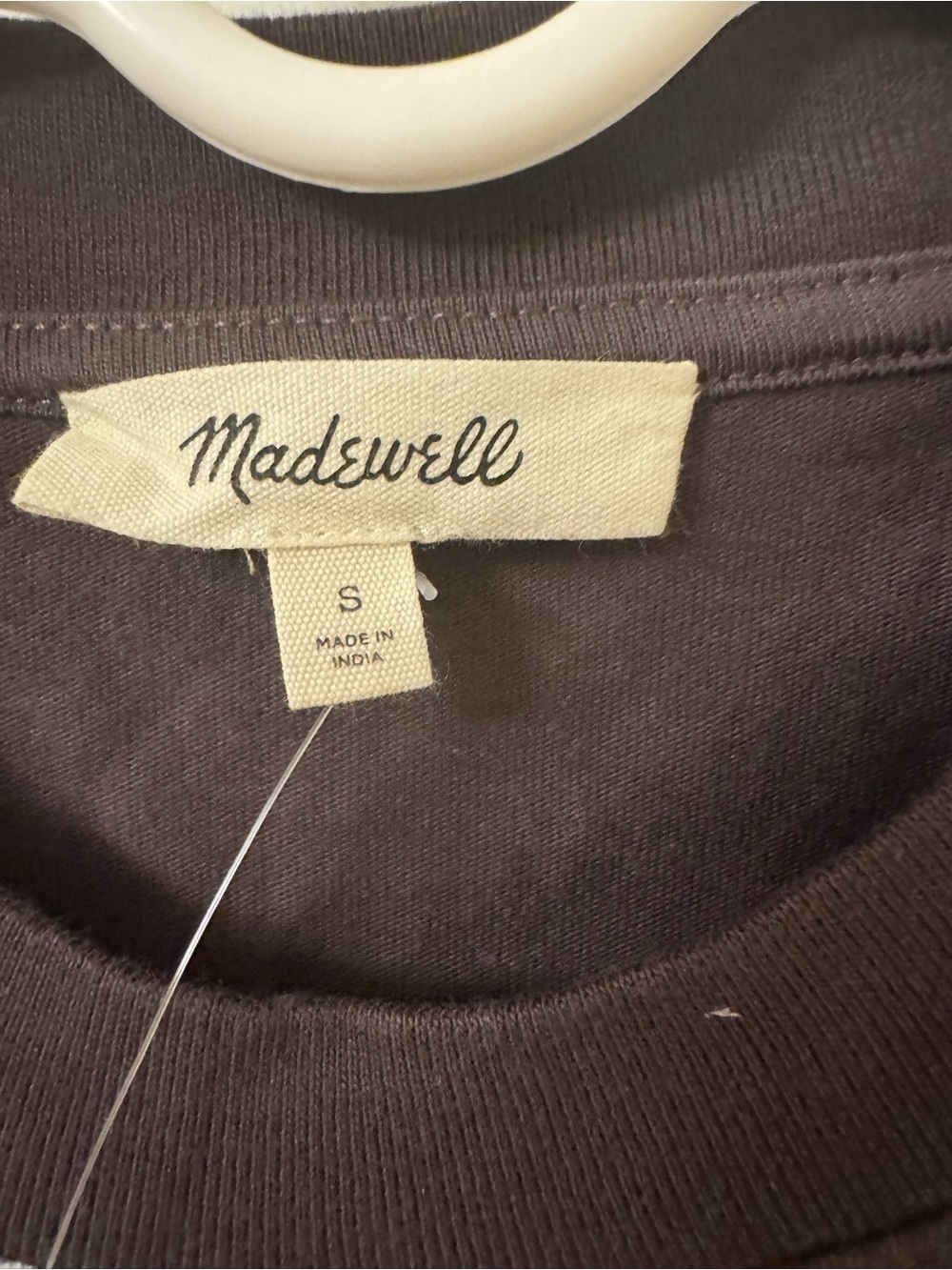 NWT: Madewell Boxy Crop Tee. Size S - Picture 5 of 5